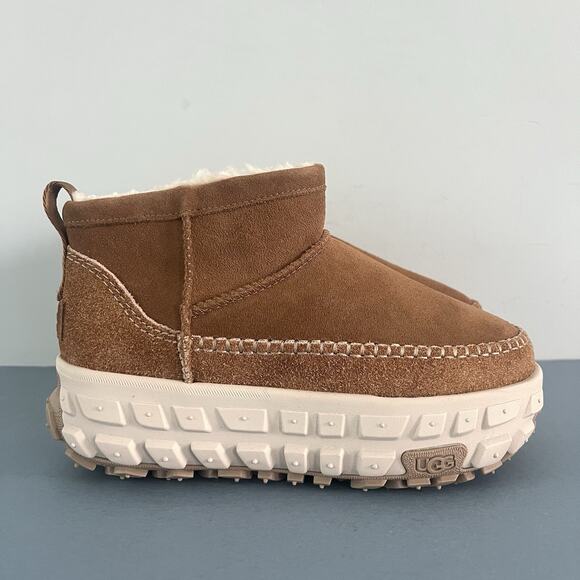 UGG Venture Daze Ultra Mini Chestnut UGGplush Unisex Boots - Picture 5 of 11